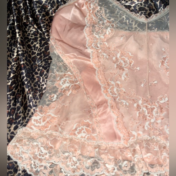 Vintage Beaded Lingerie Slip Top - Picture 15 of 16